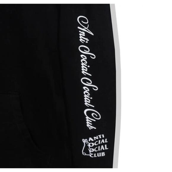 ASSC #FR2 X Magnetism Hoodie Black Sz XL Authentic Anti Social Social Club - Picture 3 of 7